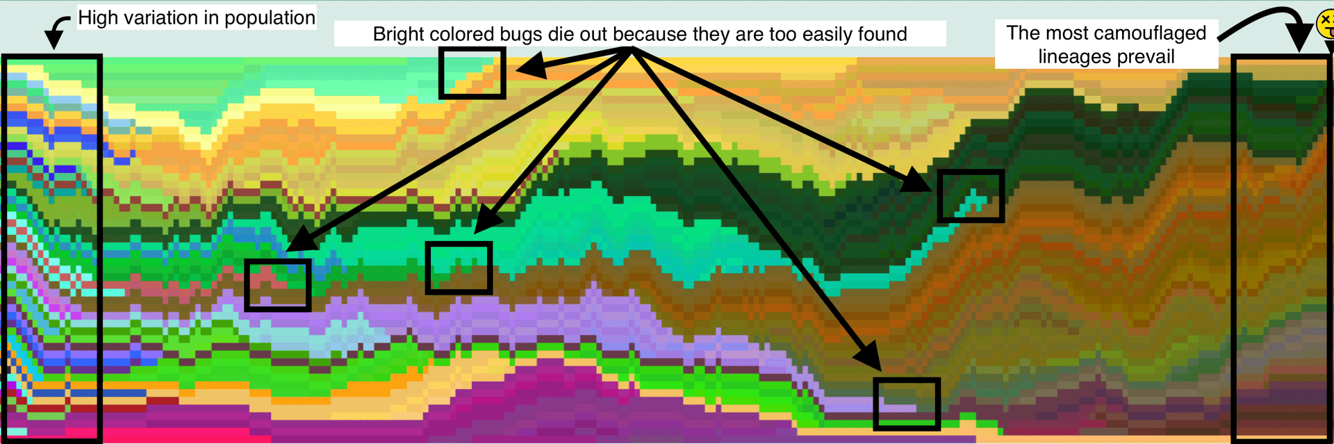 How to read population snapshots